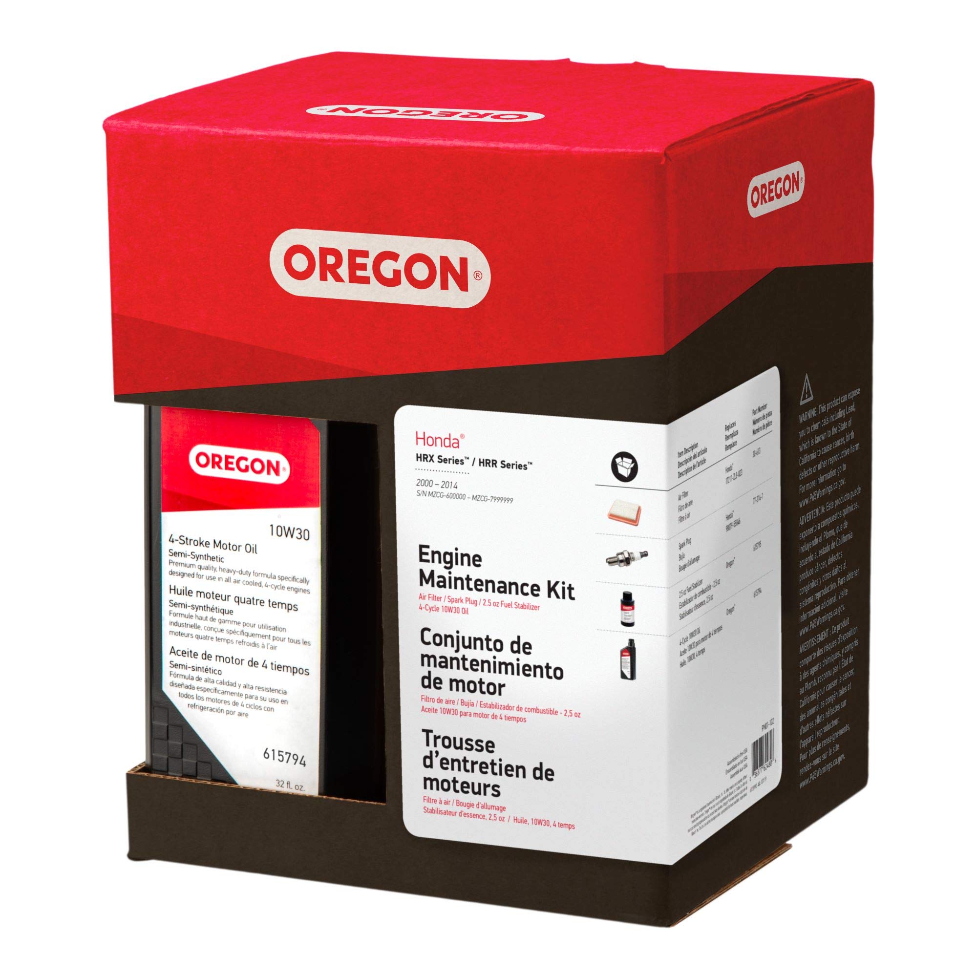 Genuine OEM Oregon Part # 01-102 Engine Maintenance Kit for Honda HRR and HRX Series