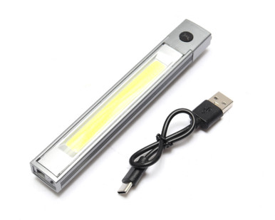Multifunctional COB+LED Laser Pen Lamp With Rechargeable Battery