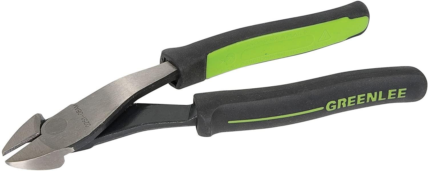 Greenlee High Leverage Diagonal Cutting Pliers with Angled Molded Grip, 8-Inch, Model 0251-08AM*
