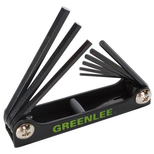 Greenlee 9-Piece Folding Hex-Key Set, Model 0254-11*