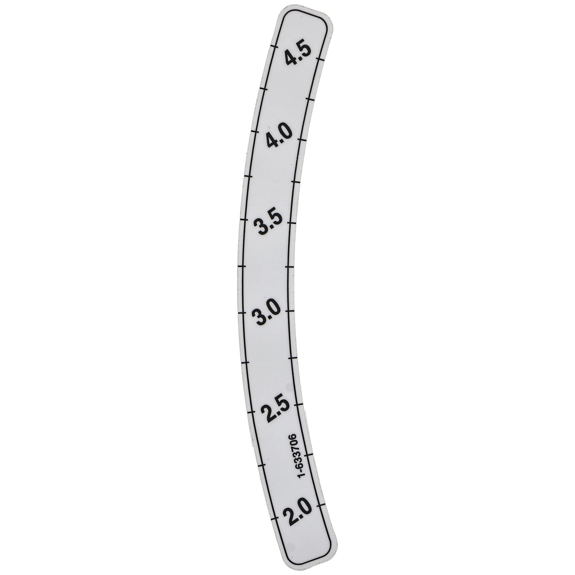 Genuine OEM Toro/Exmark Part # 1-633706 Deck Height Decal
