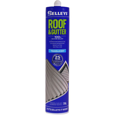 Selleys Silicone Roof + Gutter Translucent 310g