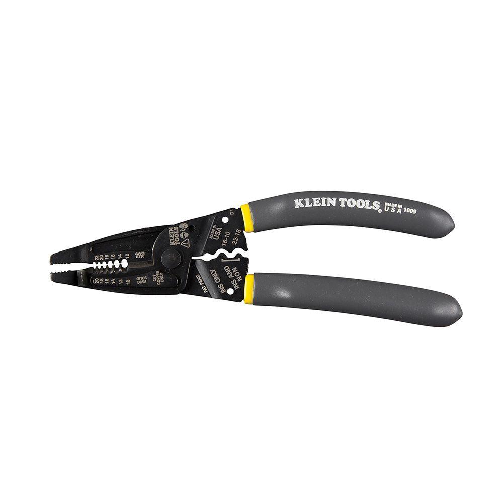 Klein Tools Klein-Kurve Long-Nose Wire Stripper, Wire Cutter, Crimping Tool, Model 1009*