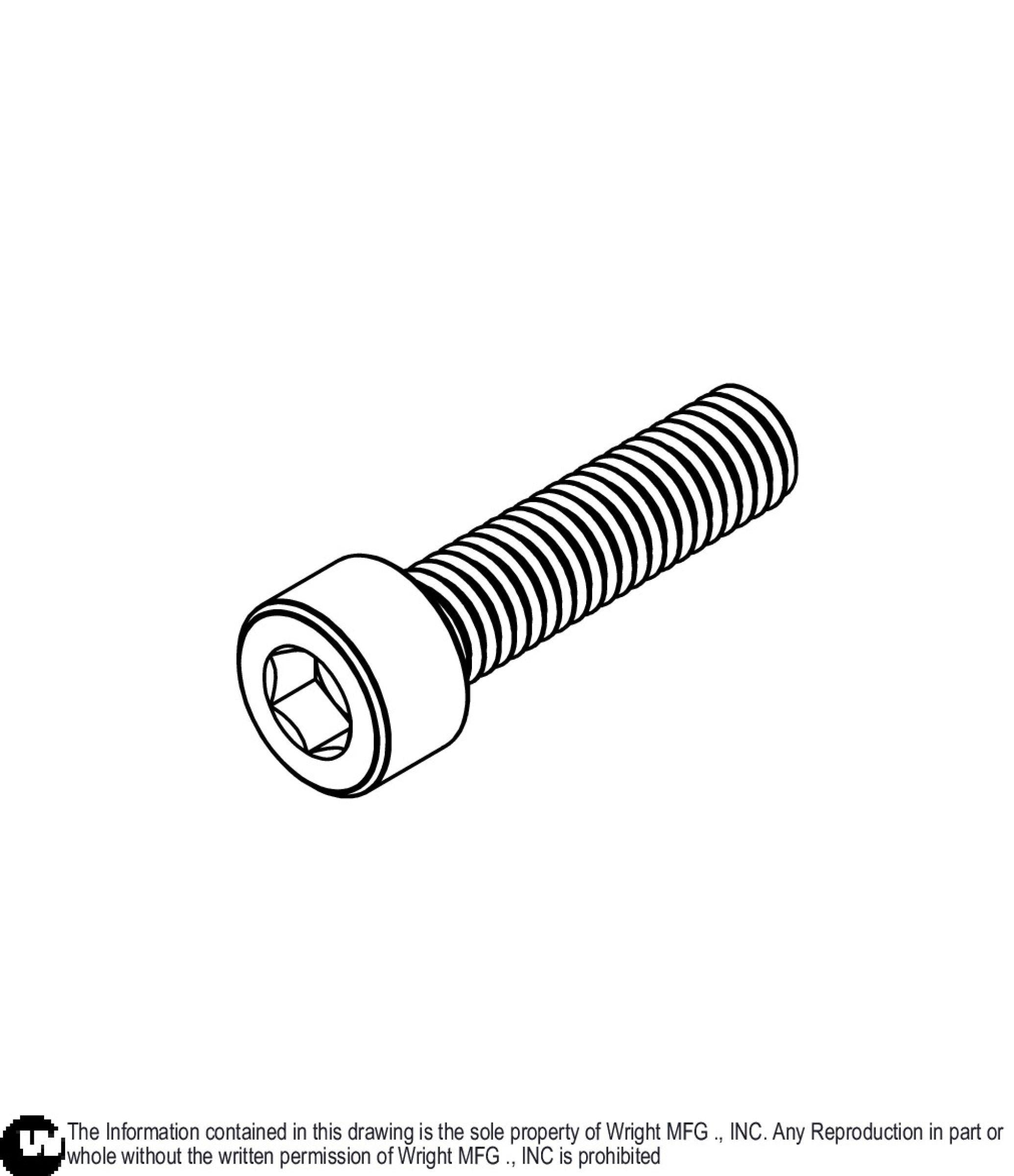 Socket Head Screw 10-32 x 3/4 Z 11990263