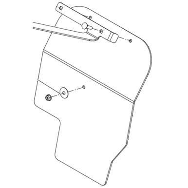 1354912 LEFT HAND MUD FLAP TORO Genuine OEM Part