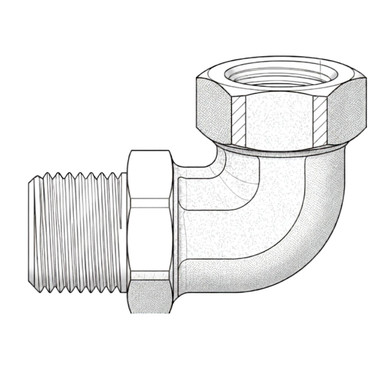 1359214 3/8 MPT X 3/8 FPT ELBOW 90 TORO Genuine OEM Part