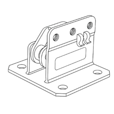 1359753 SIDE DEFLECTOR CABLE MOUNT (3 HOLENEW) TORO Genuine OEM Part