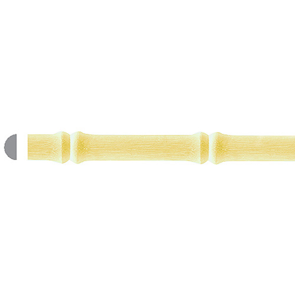 Bendix Turned Bamboo Molding (Sawn in Half)