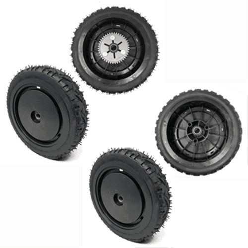 Genuine OEM Toro Part # 140-1294 & 140-1295 Front and Rear Wheel Kit
