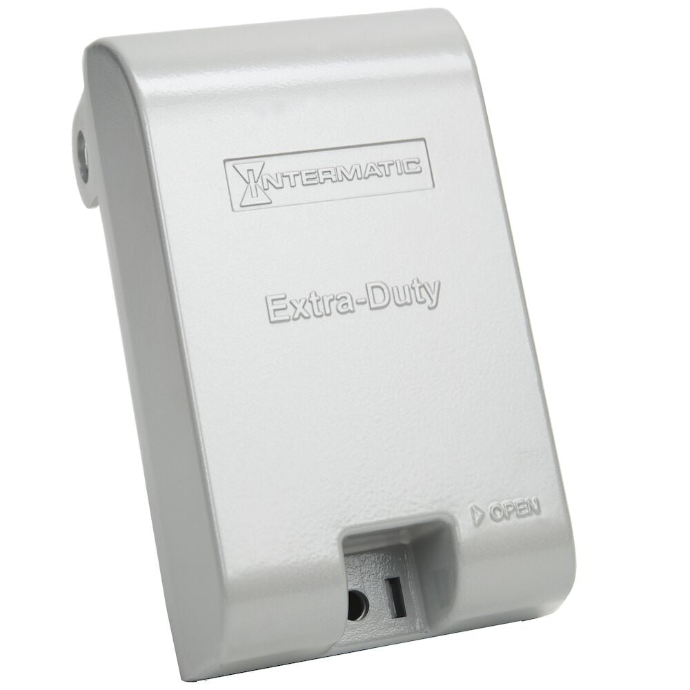 Intermatic Grey Die-Cast In-Use Weatherproof Cover, Single Gang 3.125" Deep, Model WP1010MXD