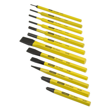 Stanley Punch & Cold Chisel 12 Piece - 16-299