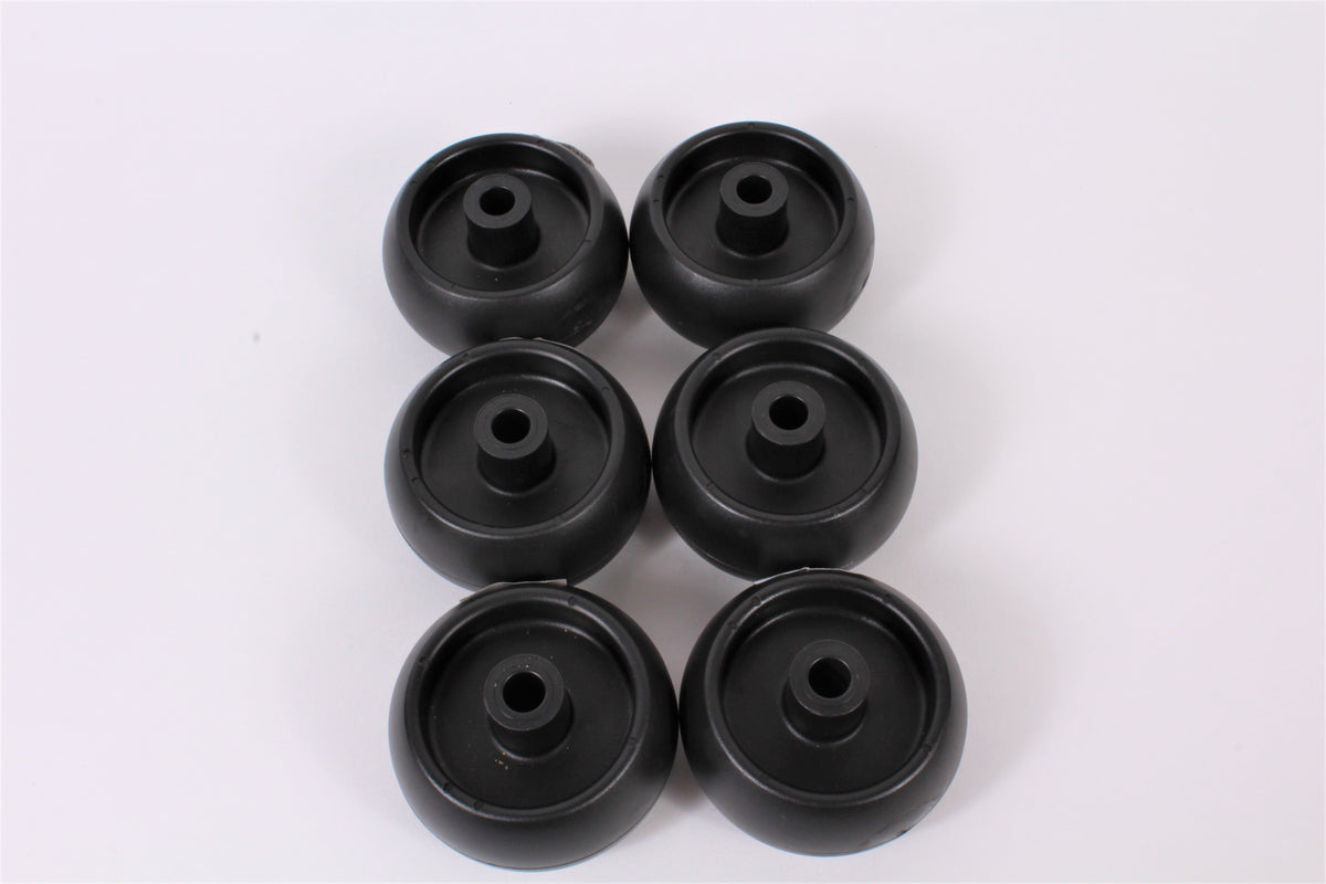 6 Pack Genuine Simplicity 1714760SM Mower Deck Gauge Wheel 1714760 OEM