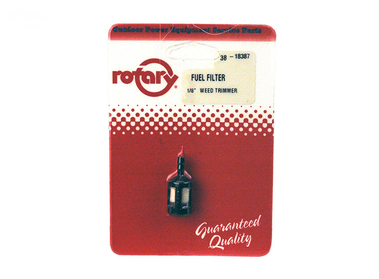 # 18387FUEL FILTER 1/8" CARDED #4995