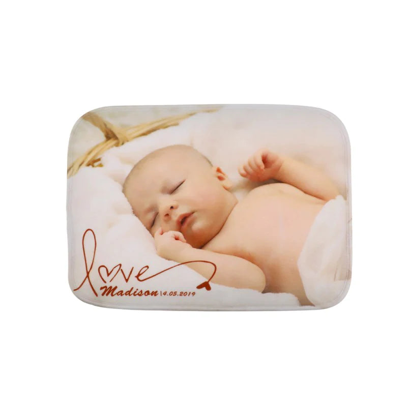 Baby Blanket Fleece - White - 29 x 39 Inch