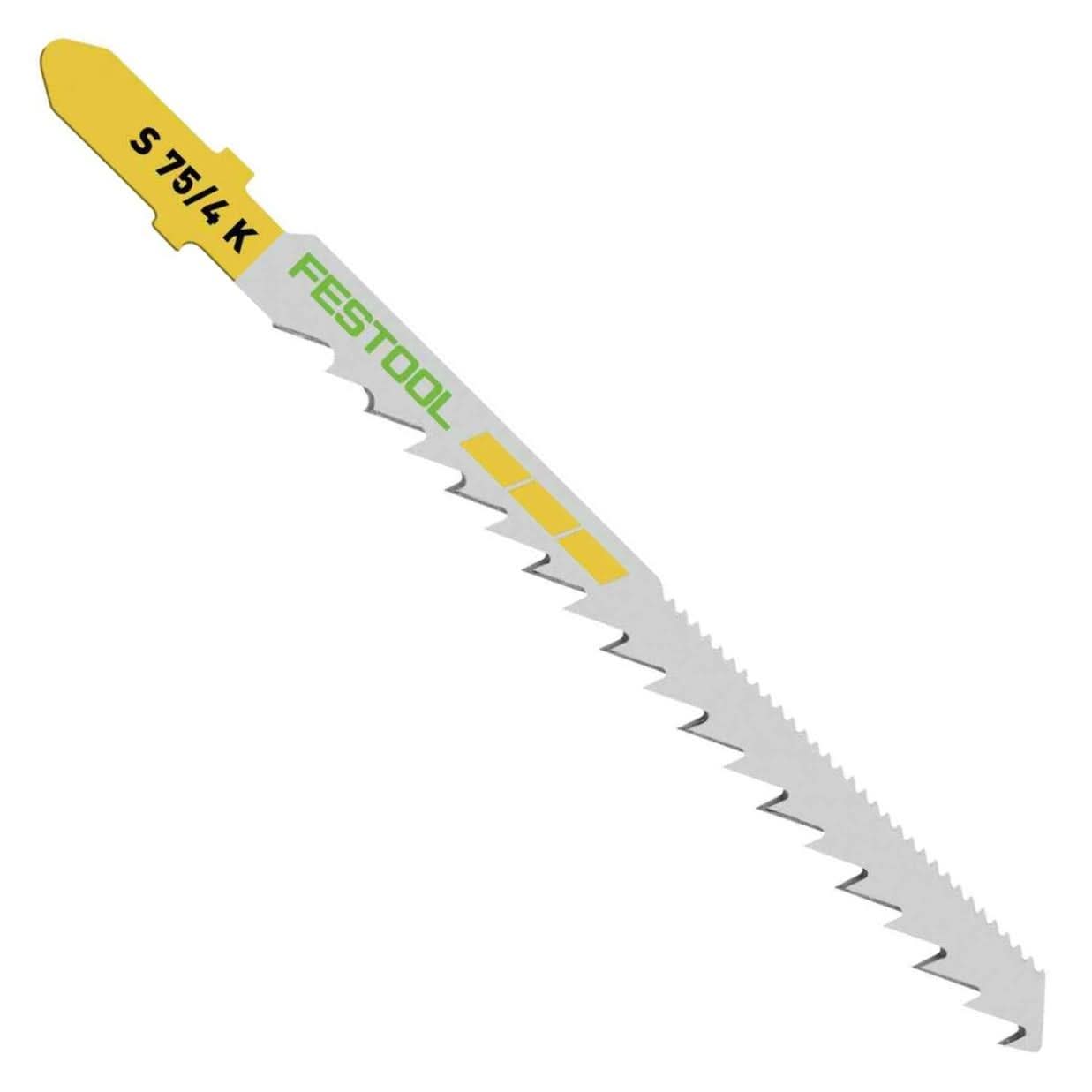 Festool 204265 Jigsaw Blades S 75/4 K Scrolling Cut, 5-Pack