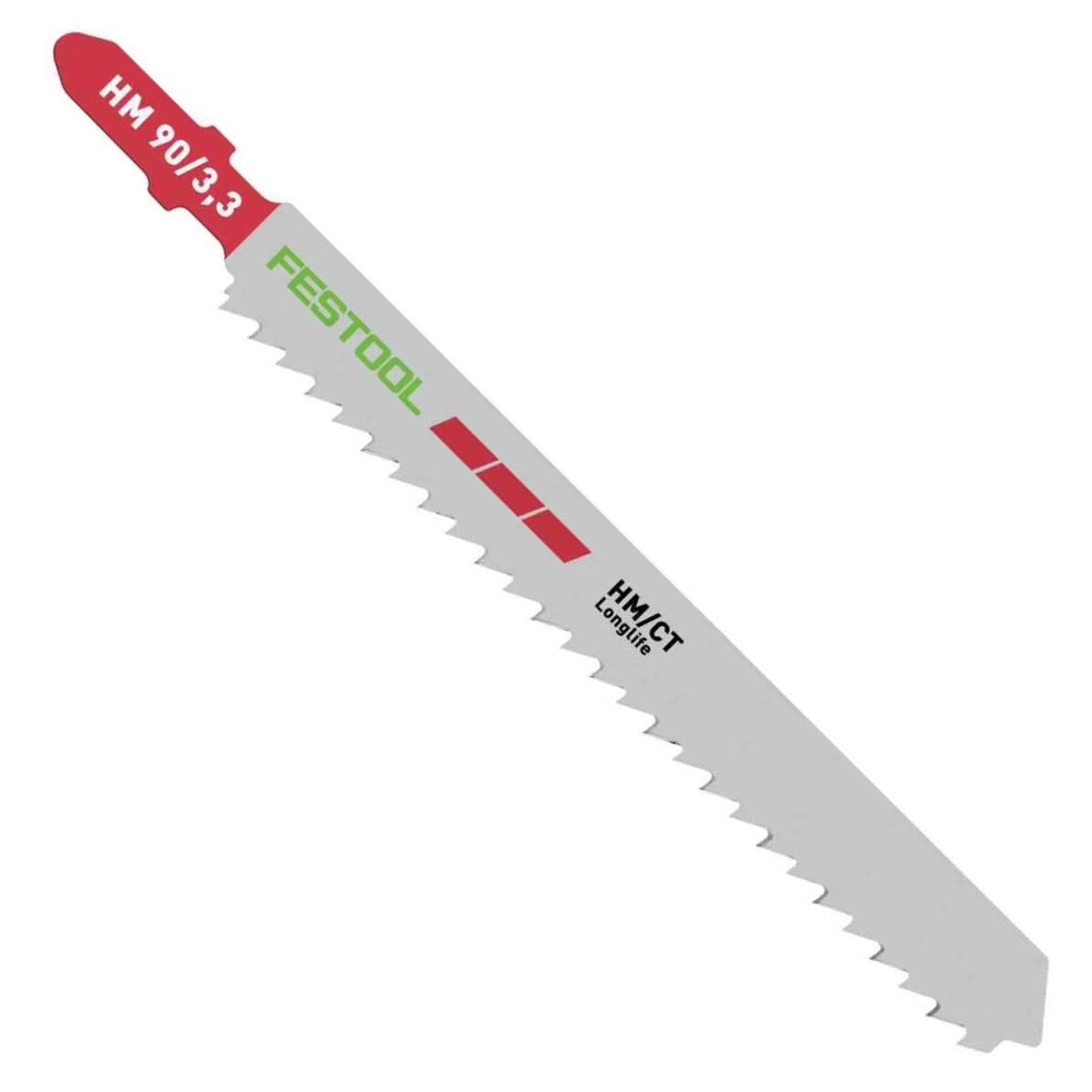Festool 204269 Jigsaw Blades HM 90/3.3 for Laminate, 1-Pack