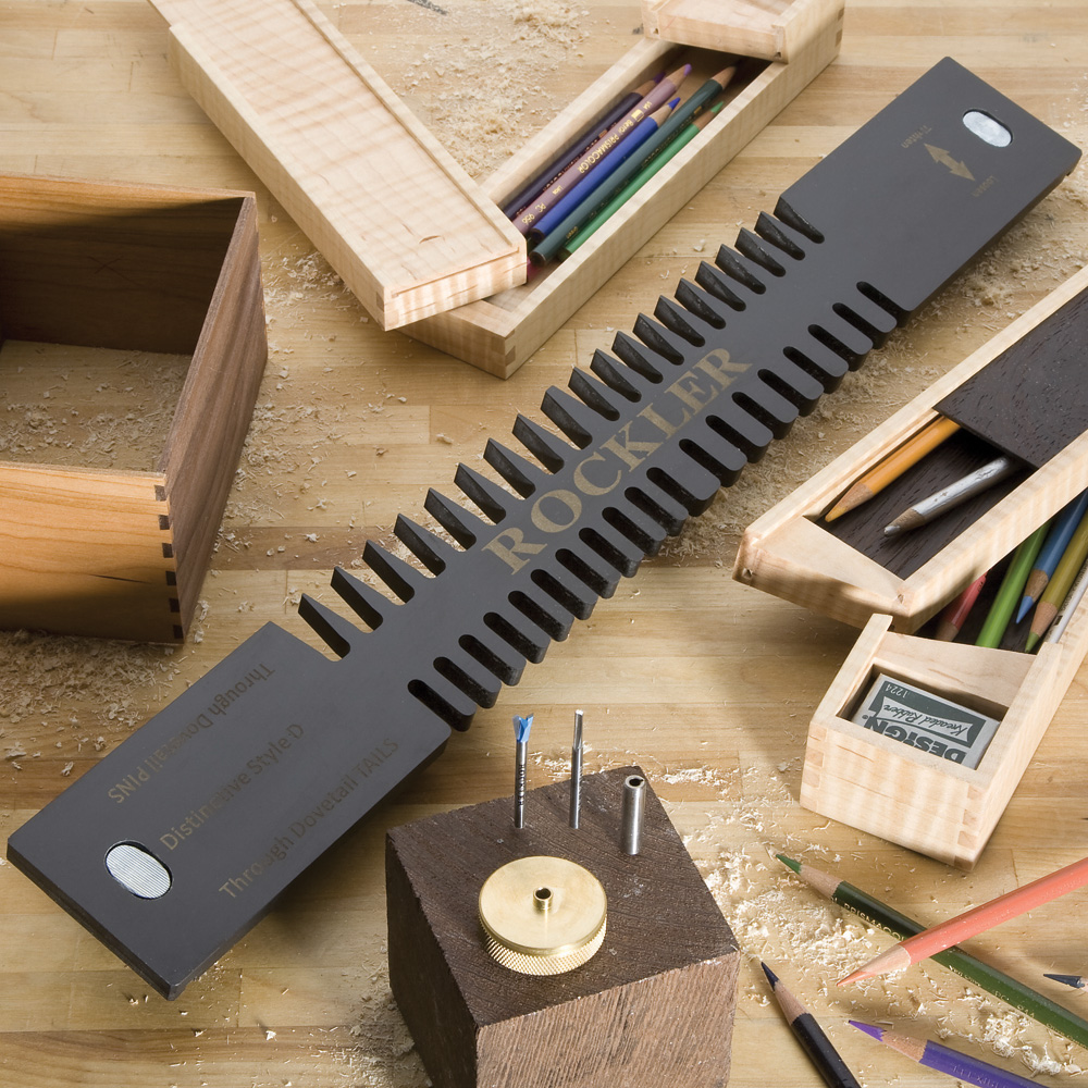 Rockler Miniature Dovetail Template & Bit Kit