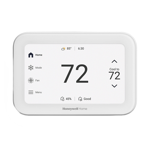 Honeywell THX1100W3 ElitePRO S1100 Smart Thermostat, 5” Touchscreen In White (4H/2C Heat Pump & 3H/3C Conventional)