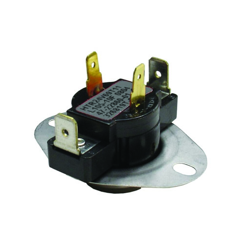 Rheem 47-22860-04 Orange Limit Switch – 100°F Fixed Close, 110°F Fixed Open, SPST Auto Reset