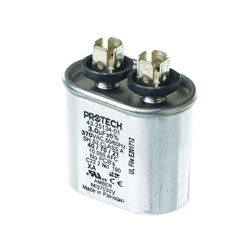 Rheem 43-25134-02 5 MFD 370V Oval Run Capacitor – OEM HVAC Replacement