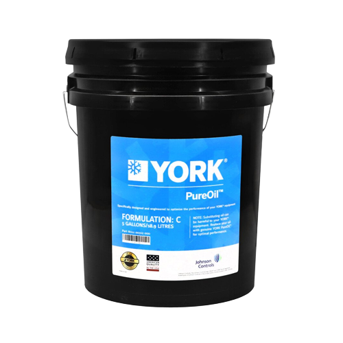 York 011-00312-000 C-Type Oil – 5-Gallon Compressor Lubricant