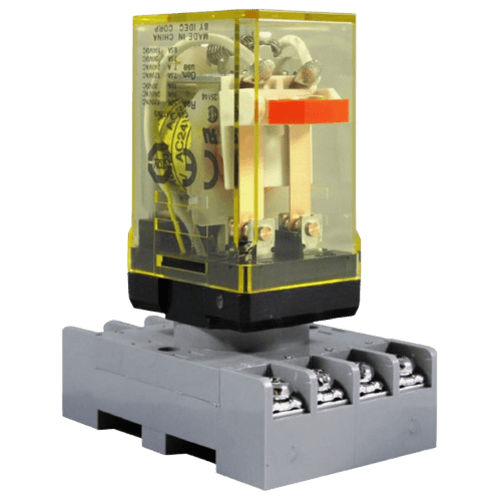 Tekmar Controls 003 Electrical,Relay,DPDT, 24Vac,, with plug-in wiring base