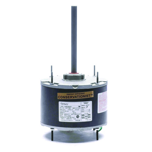 Regal 182A PSC Condenser Fan Motor 1/10 HP 208-230V 1075 RPM F48Y Frame Reversible Rotation