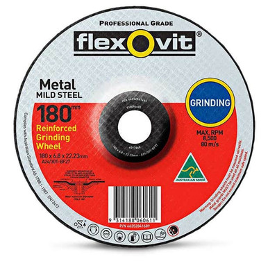 Flexovit GP Grinding Wheel Metal DC 180mm