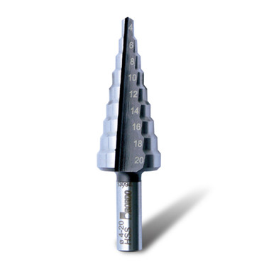 Bordo 4mm - 20mm x 90mm HSS Step Drill Bit