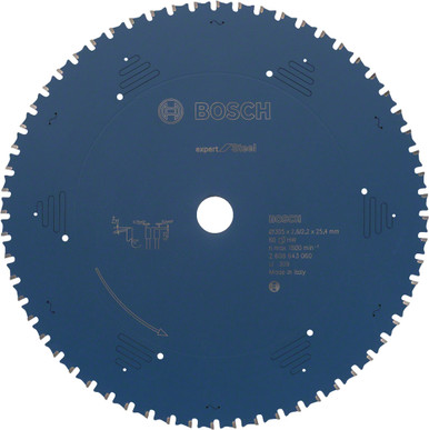 Bosch Expert Circular Saw Blade For Steel 305mm 60T - 2608643060