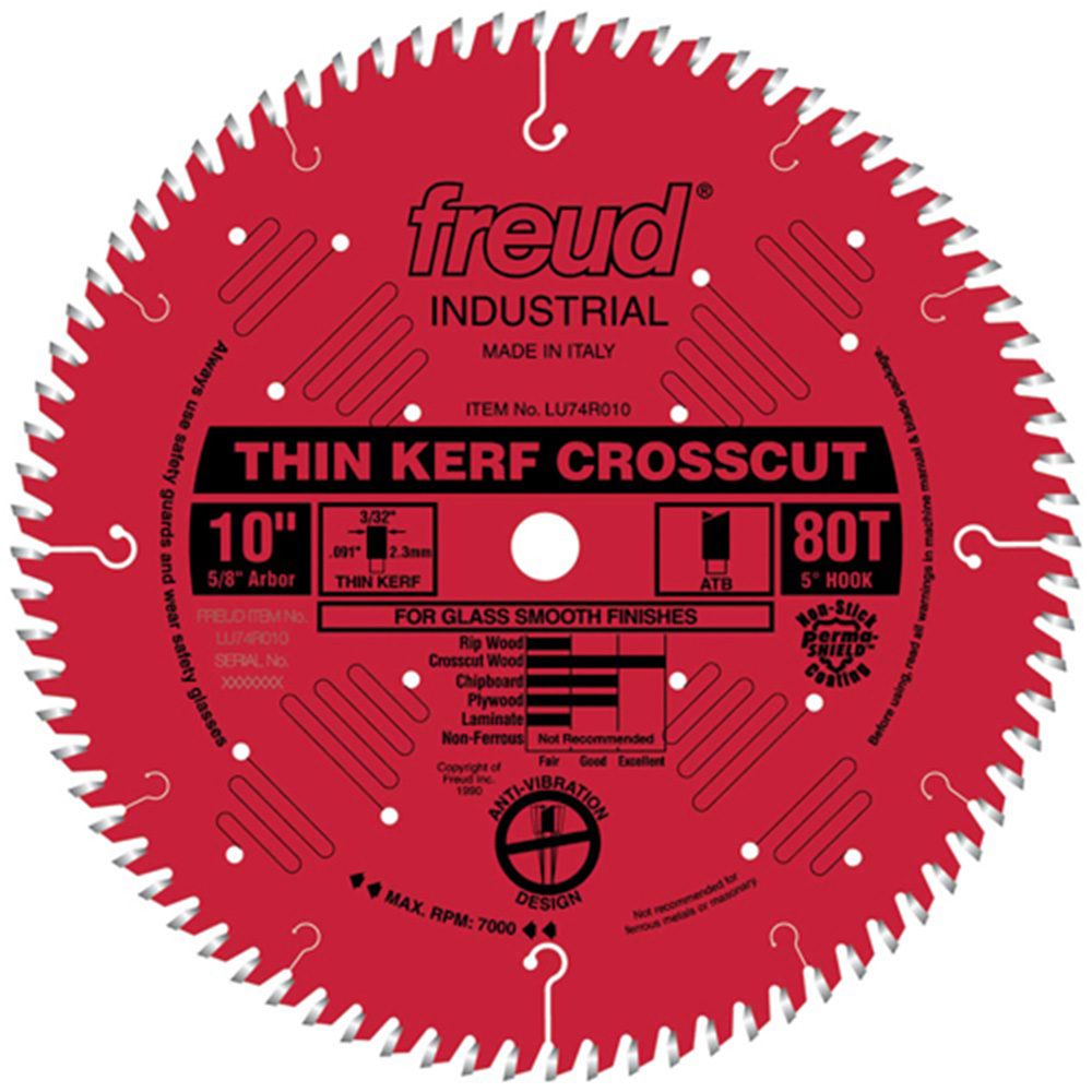 Freud LU74R Industrial Thin Kerf Ultimate Cut-Off Saw Blades