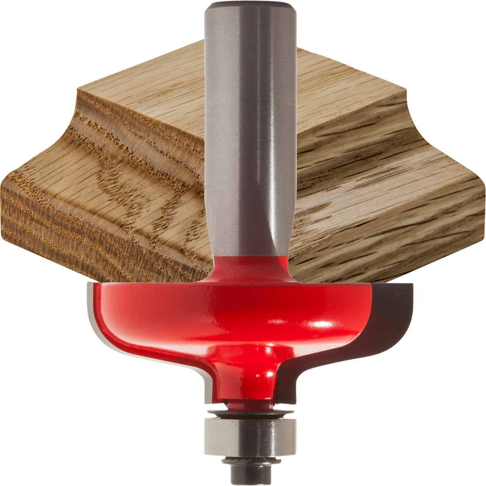 Freud 99-063 No Lip Door Edge Router Bit - 1-3/4" Dia x 5/8" H x 1/2" Shank