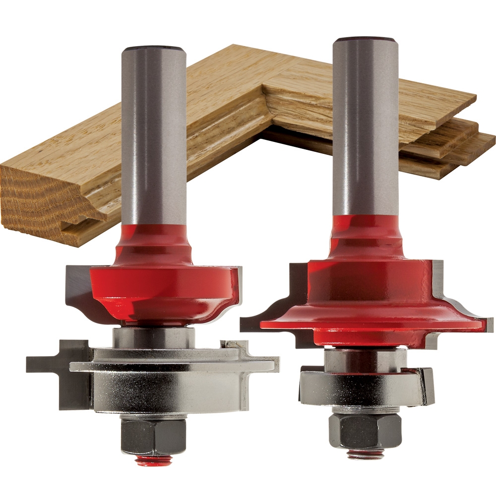 Freud 99-286 Glass Panel Cabinet Door Router Bit Set - 2" Dia x 1-3/32" H x 1/2" Shank