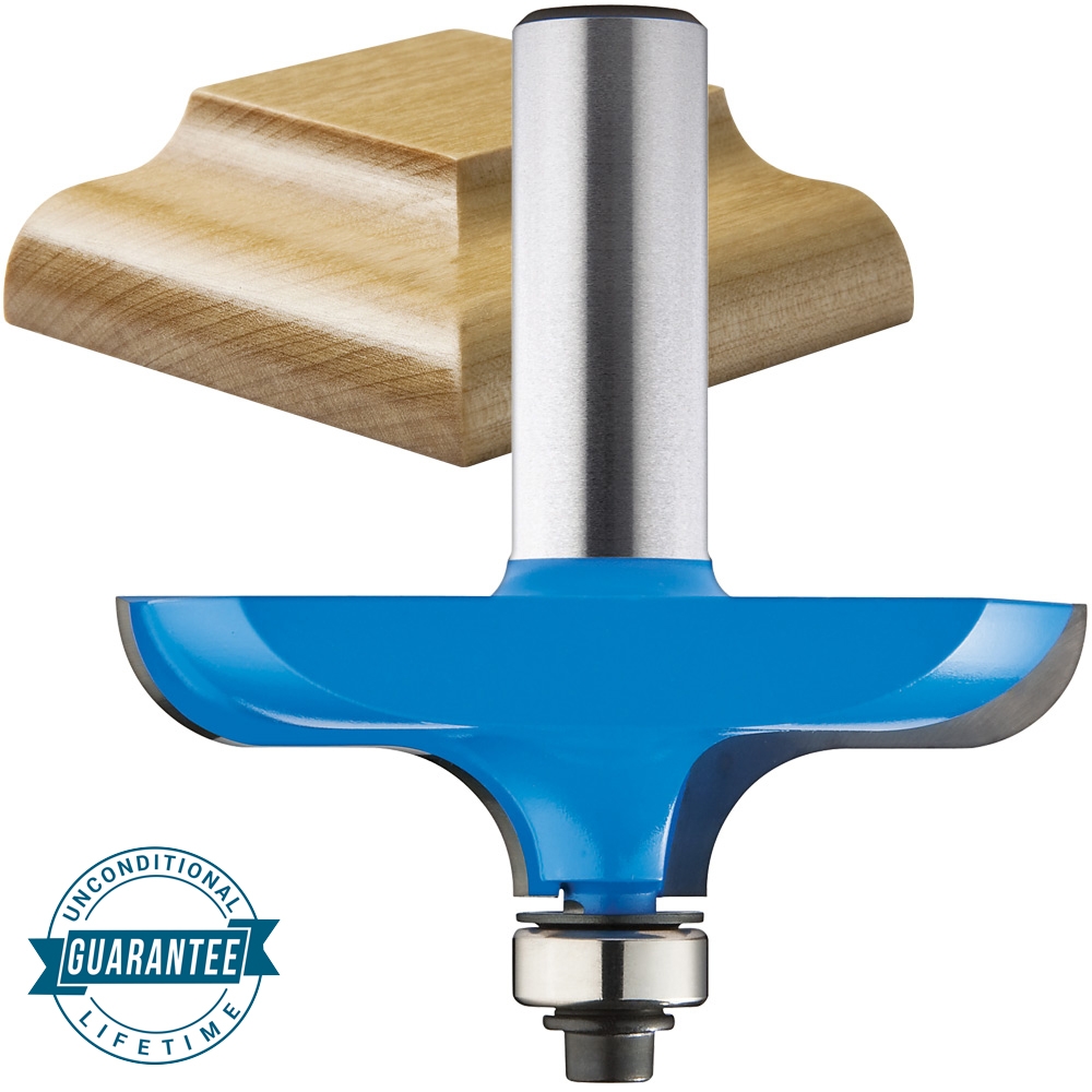 Rockler Table Top Edge Router Bit - 2-1/2" Dia x 3/4" H x 1/2" Shank