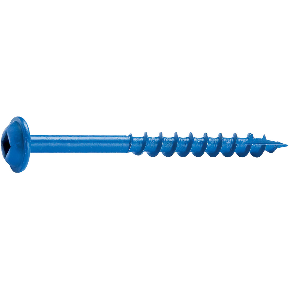 Kreg #8 Coarse-Thread Washer-Head Blue-Kote Pocket Hole Screws