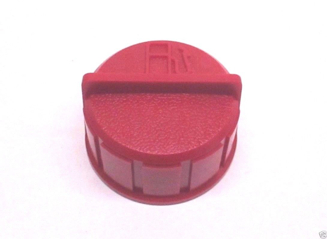 Genuine Tecumseh 37845 Fuel Gas Cap Universal 1-3/4" ID Red OEM