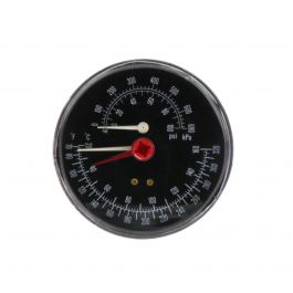 Weil McLain 380-000-000 Temperature & Pressure Gauge 60°F-360°F 0-75 PSI 1/4"