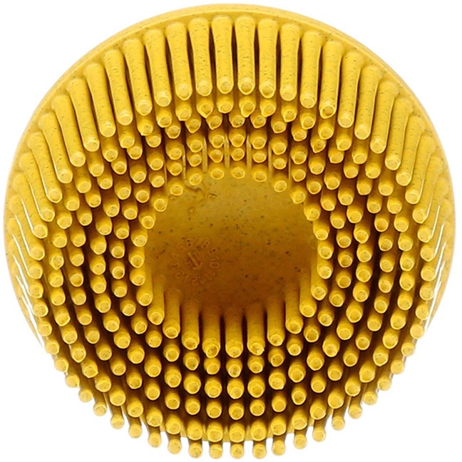 3M 07525 Roloc 2″ x 5/8″ Tapered Medium Grade 80 Bristle Disc