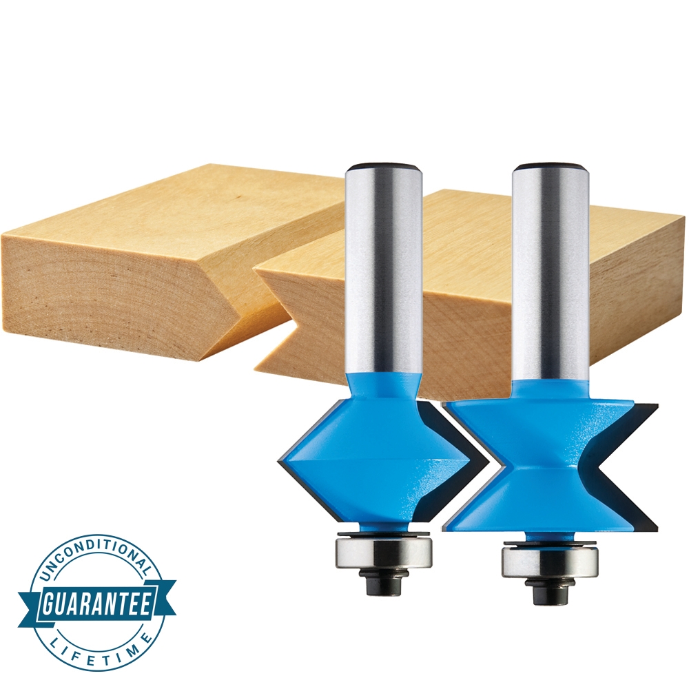 Rockler Edge V-Groove Router Bits - 1/2" Shank