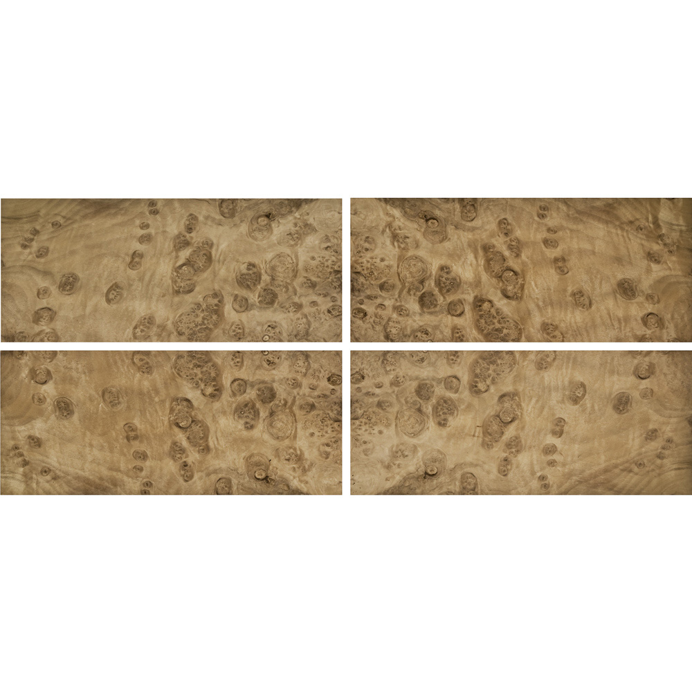 Myrtle Burl Sequenced Matched 4-Way Veneer Pack