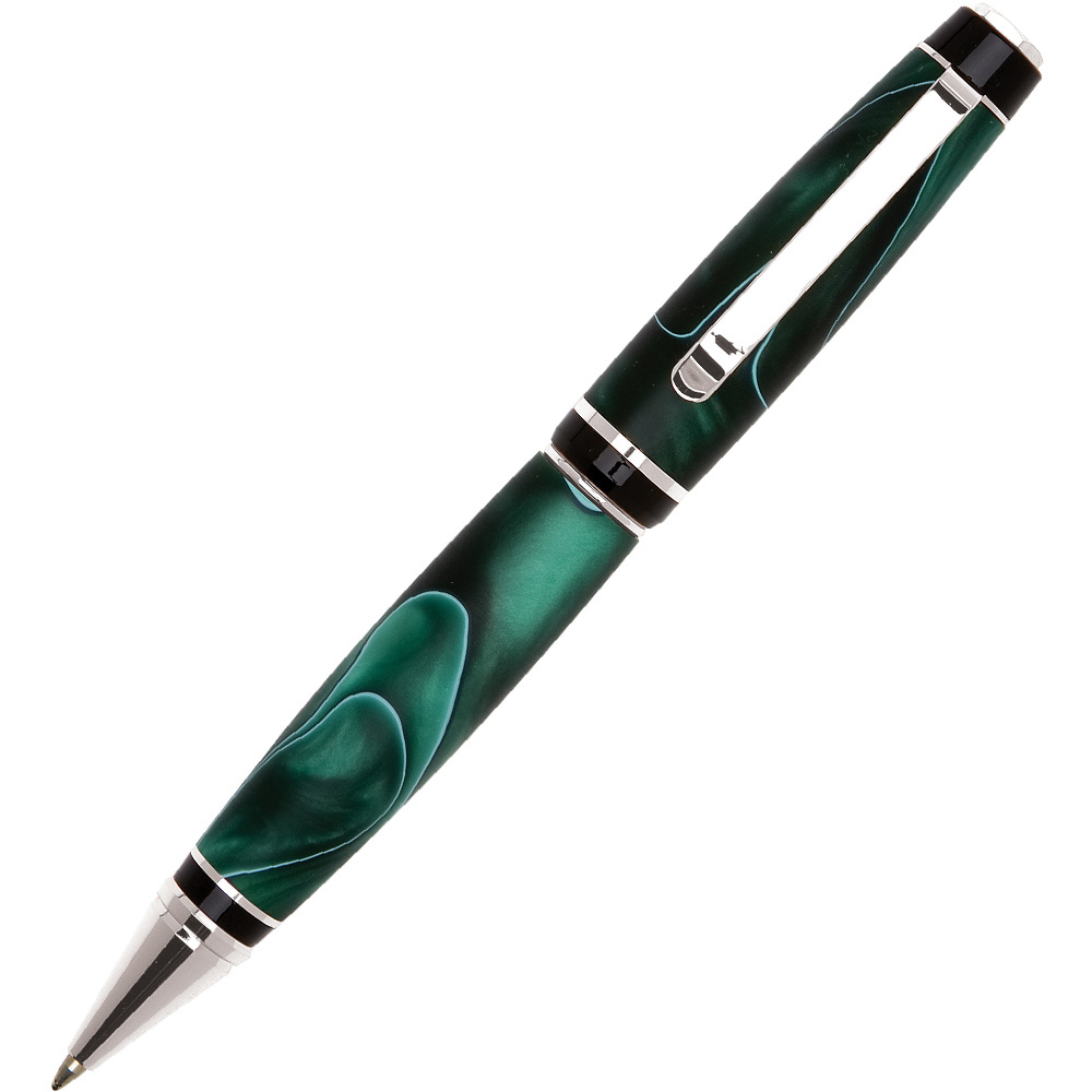 Cuban Pen Hardware Kit - Rhodium