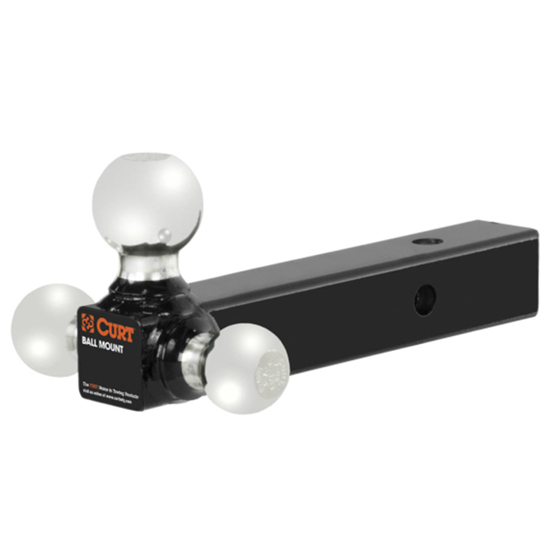 Curt Triple Ball Mount w/ Chrome 1-7/8 in., 2 in., 2-5/16 in.
