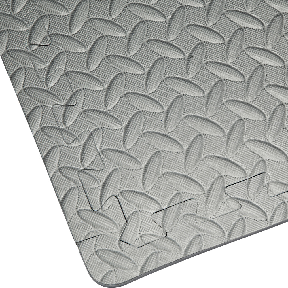 Interlocking Anti-Fatigue Mats, (6) 2' x 2' Tiles