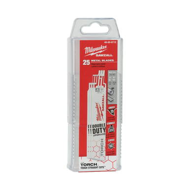 Milwaukee SAWZALL™ The TORCH™ Reciprocating Saw Blade Metal Demo 230mm 18TPI 25 Pack - 48008788