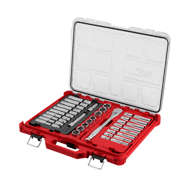 Milwaukee 1/2" 47pcDrive Ratchet and Socket Set in PACKOUT - 48229487