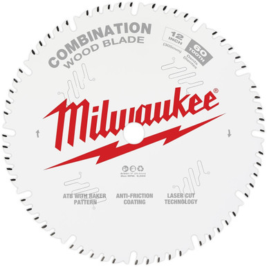 Milwaukee 12" 305mm 60T COMBINATION Blade - 48408222