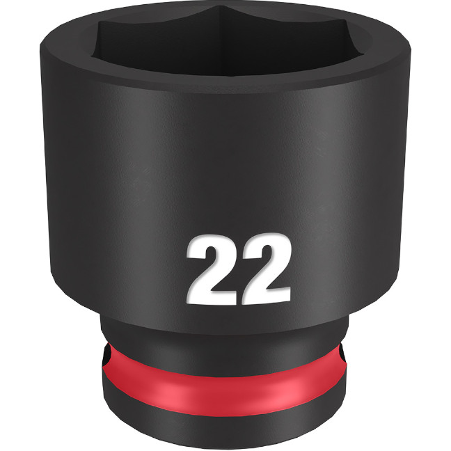 Milwaukee 49-66-6145 SHOCKWAVE™ Impact Duty 3/8″ Drive 22MM Standard 6 Point Socket