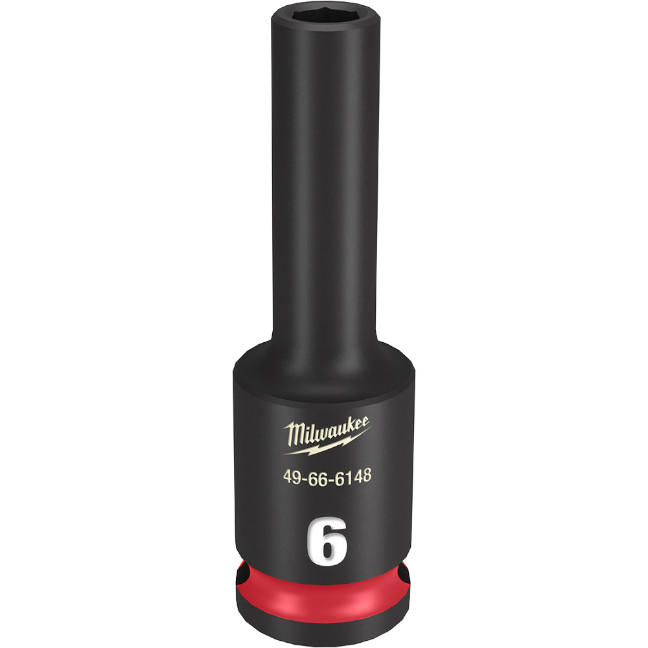 Milwaukee 49-66-6148 SHOCKWAVE™ Impact Duty 3/8″ Drive 6MM Deep 6 Point Socket