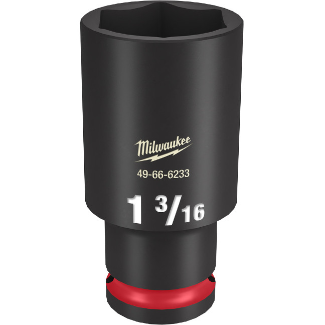 Milwaukee 49-66-6233 SHOCKWAVE™ Impact Duty 1/2″ Drive 1-3/16″ Deep 6 Point Socket