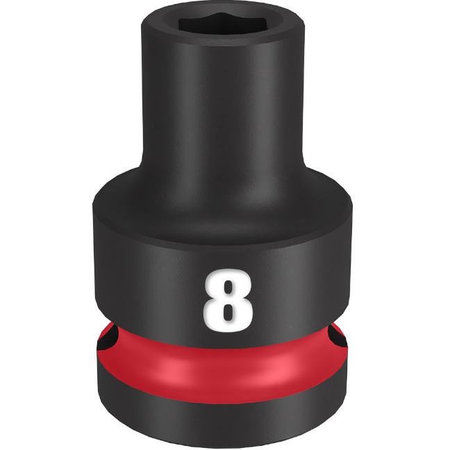 Milwaukee 49-66-6240 SHOCKWAVE™ Impact Duty 1/2″ Drive 8MM Standard 6 Point Socket